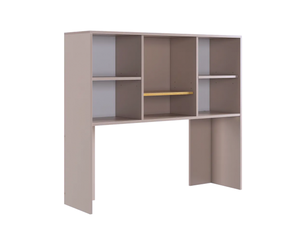 Надстройка компьютерного стола 1200 Лайт-2 кашемир / дуб крафт золотой